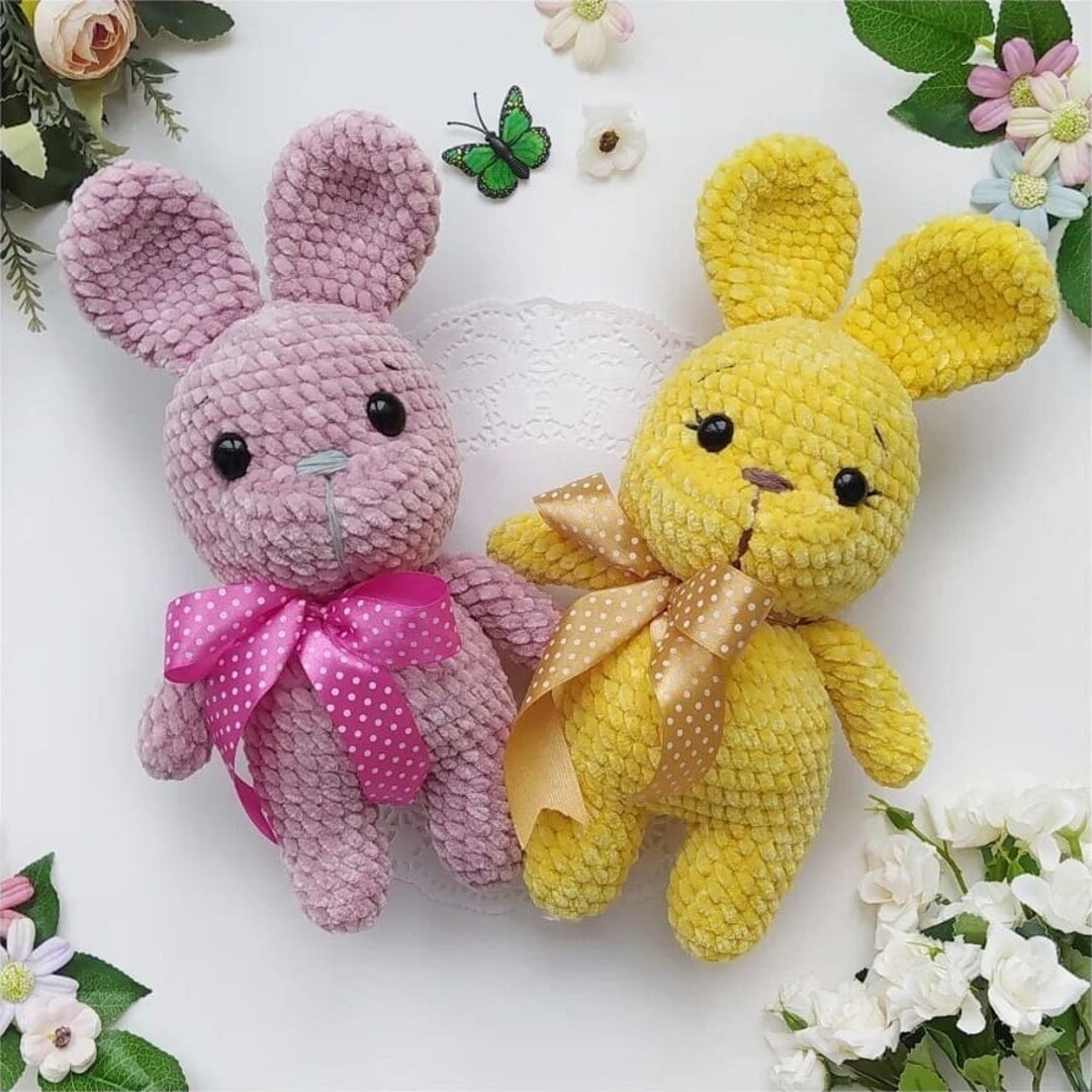 QUICK EASY Small Bunny Crochet Pattern, Easy Diy Gift Idea, Amigurumi ...