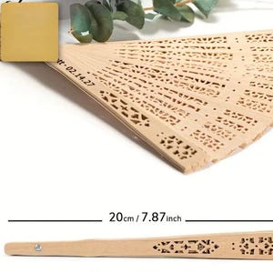Personalized Sandalwood Fans, Fan for Wedding Favor, Bulk Party Favor, Engraved Wooden Hand Fan, Bridal Shower Gift, Beach Wedding Essential