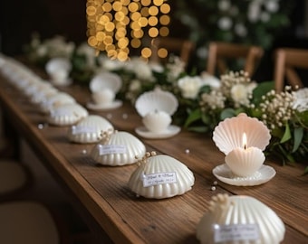 Wedding Favor Custom Candles, Bridal Shower Party Favors, Bulk Candle Jar, Elegant Candle Favor for Wedding Guest, Bridal Shower Gifts