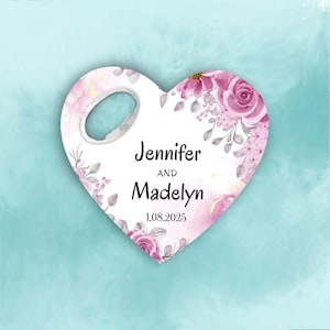 50 Pcs Wedding Favors for Guests in Bulk. Magnetic Bottle Opener. Wedding Magnet