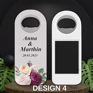 Personalized Magnet Bottle Opener Wedding Favor, Custom Engraved Bottle Opener, Wedding Souvenir, Magnet Bottle Opener in Bulk, Wedding Gift