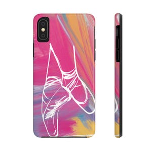 Ballerina Phone Case, Ballet Dancer Accessories, Tough Phone Cover, Protective Phone Shell, Dance Lover Gift