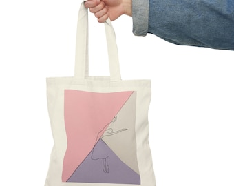 Ballerina Design Tote Bag Artistic tote bag Ballet dancer bag