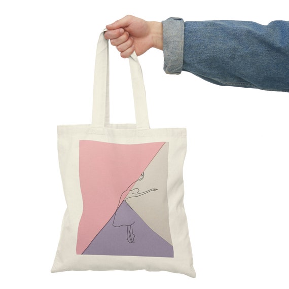 Ballerina Design Tote Bag Artistic tote bag Ballet dancer bag
