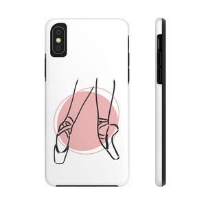 Ballerina Pointe Shoe Tough Phone Case, Ballet Dancer Gift, Ballet Lover Gift, Protective Phone Cover, Dance Phone Accessory, Ballet Theme