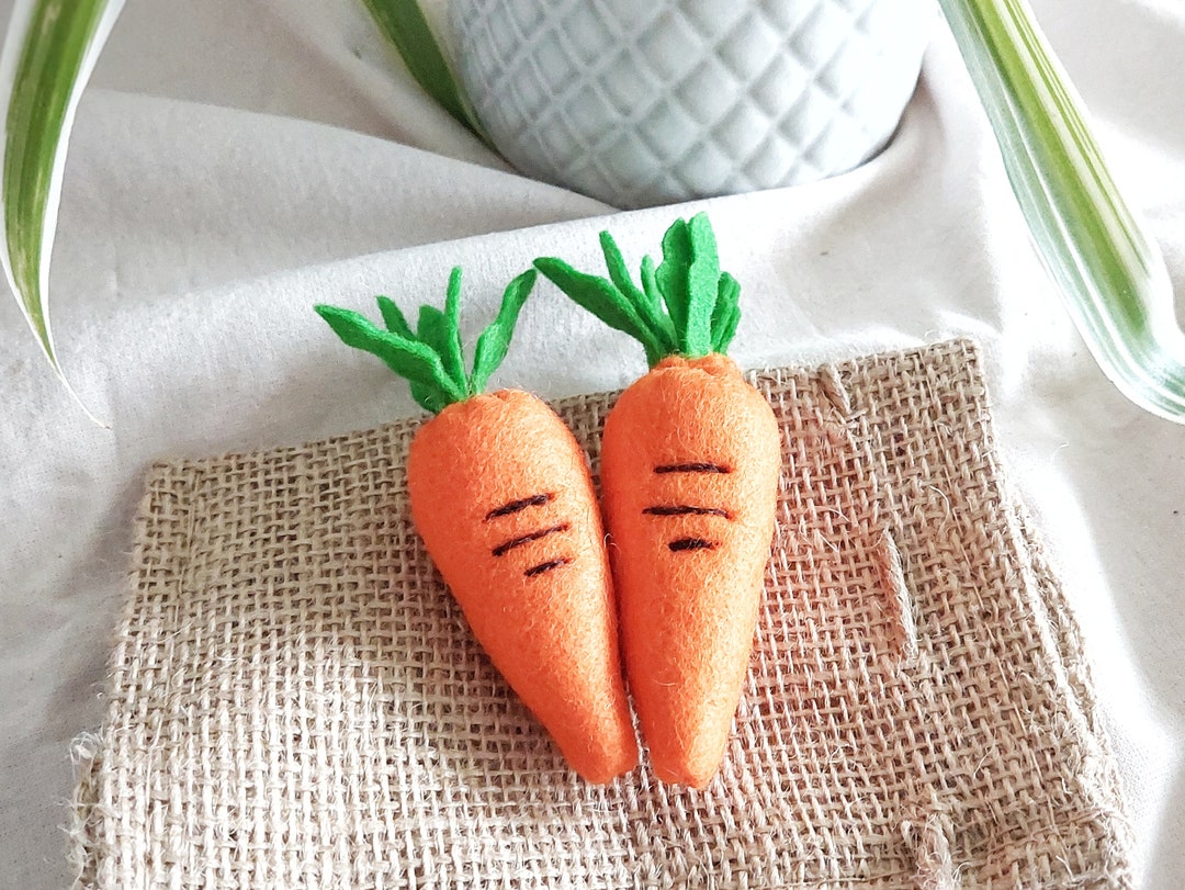 Carrot Catnip Cat or Kitten Toy 100 Wool Etsy