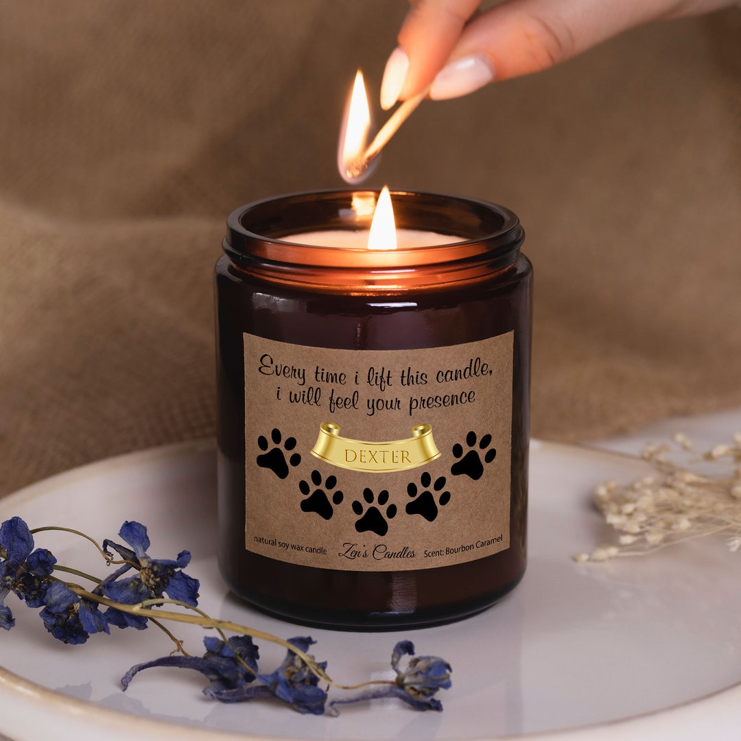 Rainbow Bridge Pet Memorial Candle for Dogs and Cats Etsy