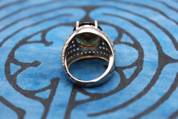 Large smoky quartz statement ring. - image 4