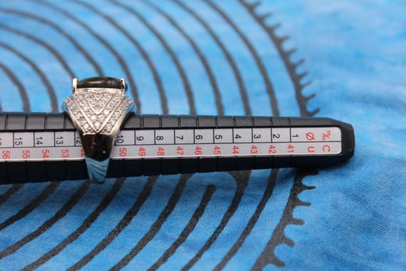 Large smoky quartz statement ring. - image 7