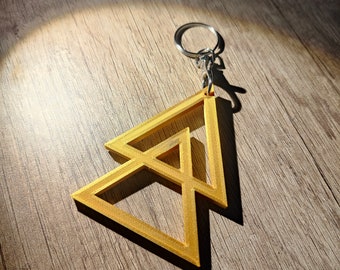 Keychain inspired by the tree sect in Alan Wake