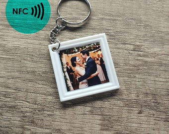 NFC Photo Frame Keychain