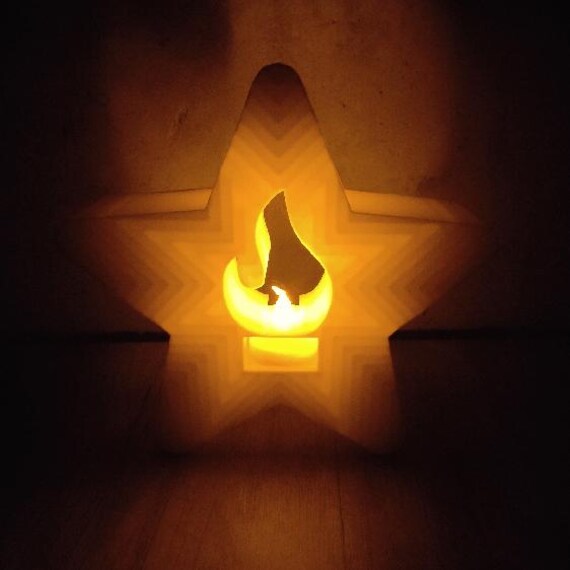 Etsy - Cyd3d Blanc Etoile Lumineuse