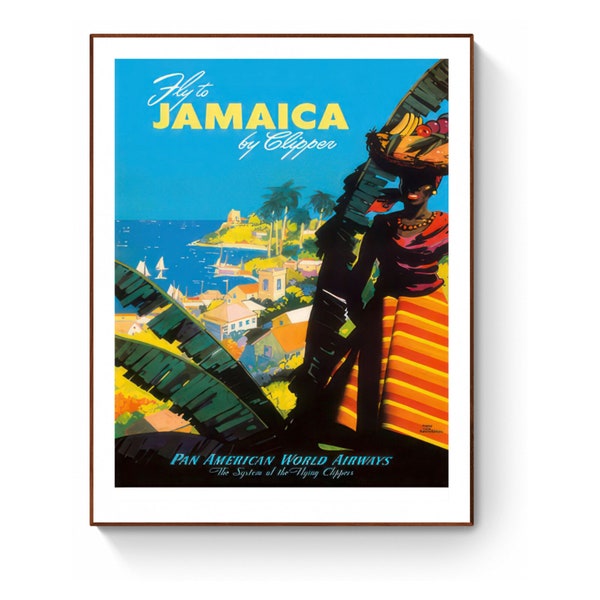 Jamaica Poster Etsy