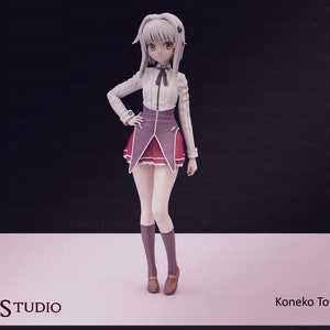 Koneko high school dxd 3d print not painted