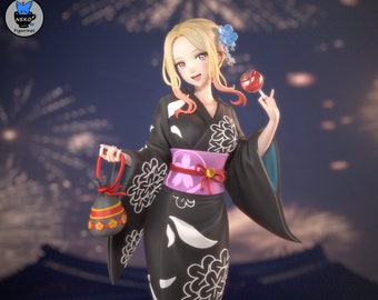 Marin Kitagawa Yukata My Dress Up Darling 3d print Not Painted