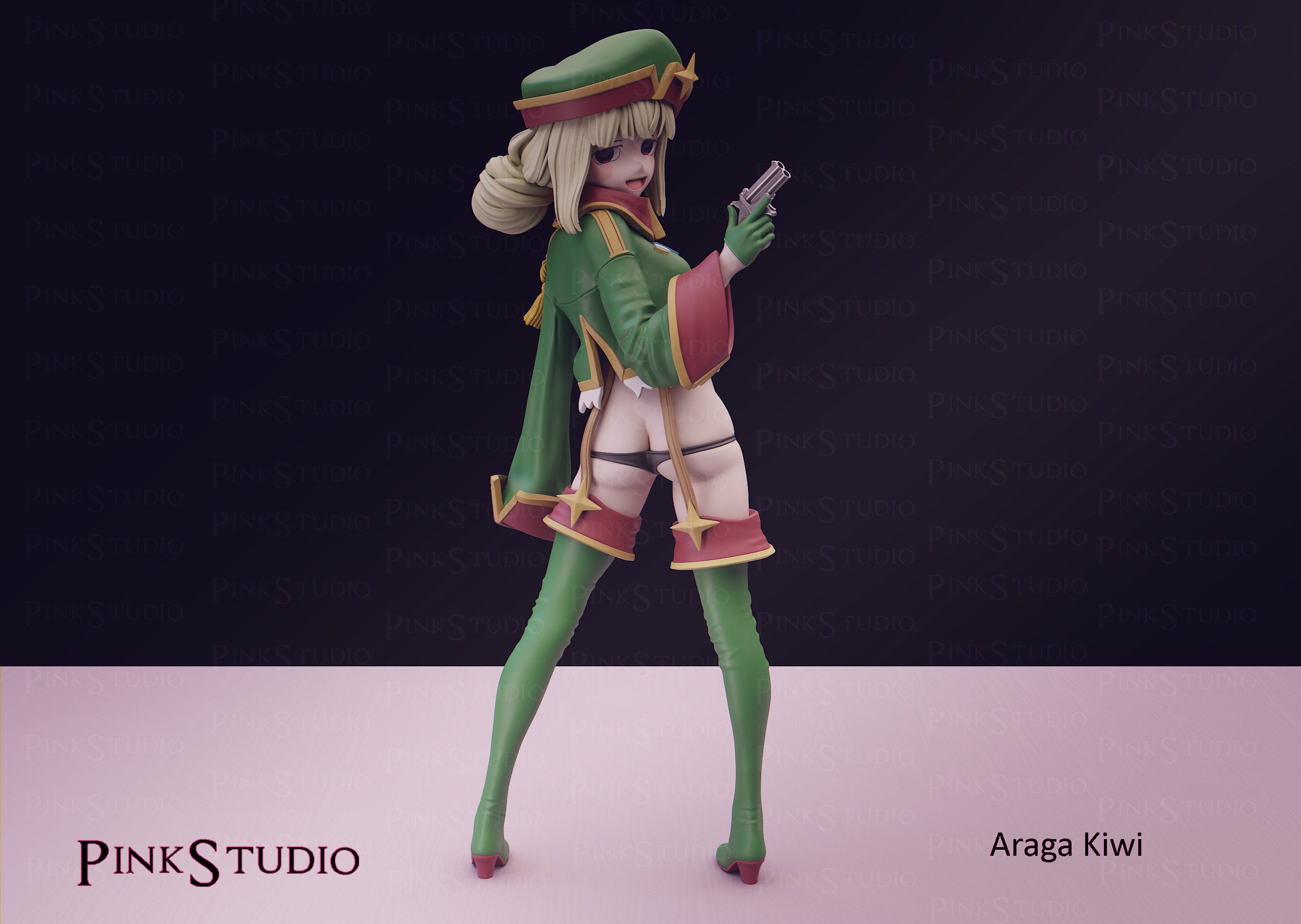 Araga Kiwi 3d Print From Gushing Over Magical Girls Not Painted - Etsy
