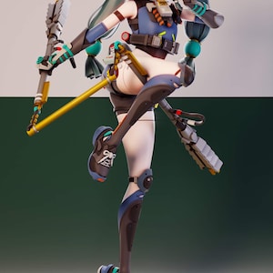 Qingyi Zenless Zone Zero 3d print Not Painted.
