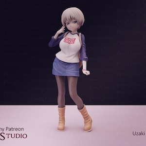 Uzaki Chan Wants to Hang Out Hana Uzaki 3d print Not painted