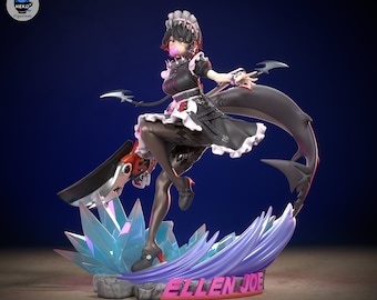 Ellen フィギュア 1/8 ZENLESS ZONE ZERO Ellen Joe Zenless Zone Zero 3d Print Not Painted - Etsy
