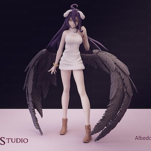 Albedo overlord 3d print Not Painted