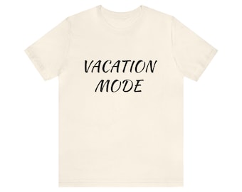 Unisex VACATION MODE Jersey Short Sleeve Tee