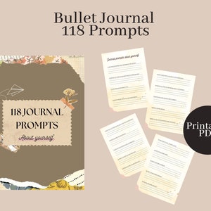 Journal quotidien numérique | Soins personnels | Journal de gratitude | Journal imprimable | Revue PDF | Invites de questions uniques | En savoir plus sur vous-même