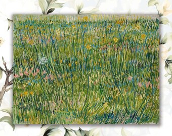 Vincent Van Gogh "Patch of grass (1887)" Fichier numérique haute définition