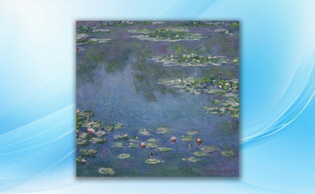 Claude water Lilies 1906 High Definition Etsy