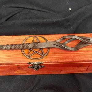 Iron Magic Wands, Traditionally Forged by Blacksmith