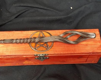 Iron Magic Wands, Traditionally Forged by Blacksmith