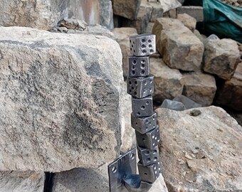 Stack O' Dice Coat Hook and Cabinet Handle