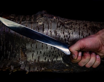Handmade Elven Blade, Kitchen, Camp or BBQ ready. True edge, 1080crv+ steel