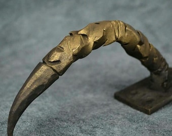 Dragon Claw Handles, Hand Forged in Solid Steel