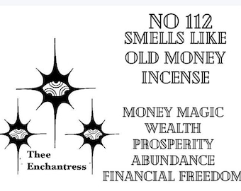 Incienso para atraer dinero / Huele a dinero antiguo / Incienso Hoodoo para atraer dinero / Riqueza, abundancia y buena suerte / Incienso para rituales y hechizos / Reino Unido