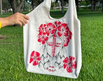 手作りショッパーバッグ人形モタンカ