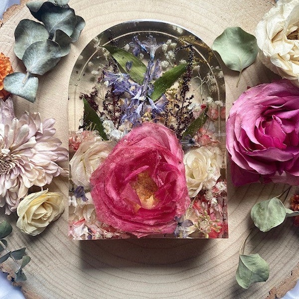 Resin Flower Preservation Etsy