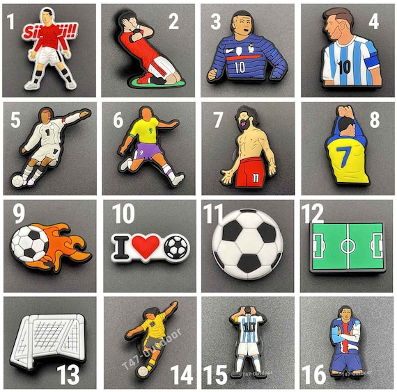 Soccer Teams Soccer Ball Croc Charm Soccer Adult Croc Pins Soccer