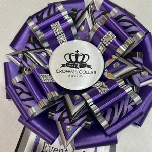 Customizable Rosette Award Ribbon: 9&quot; Rosette, 28&quot; Streamers