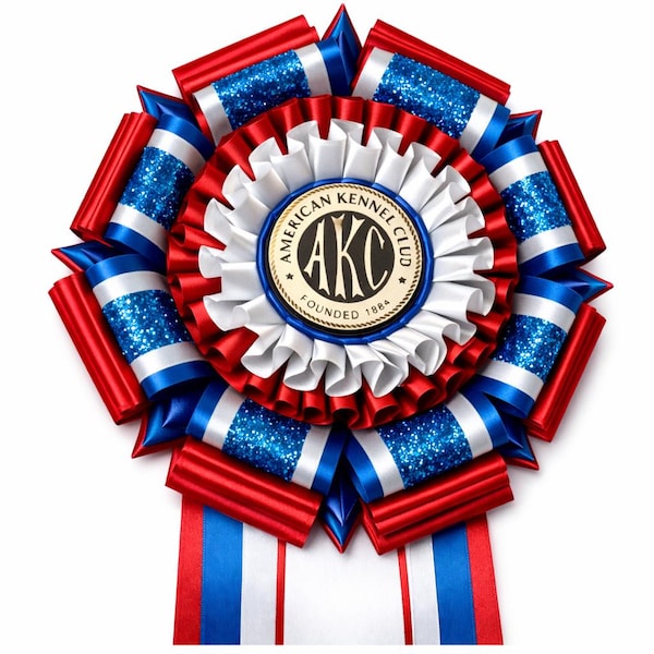 Custom Akc Rosettes - Etsy
