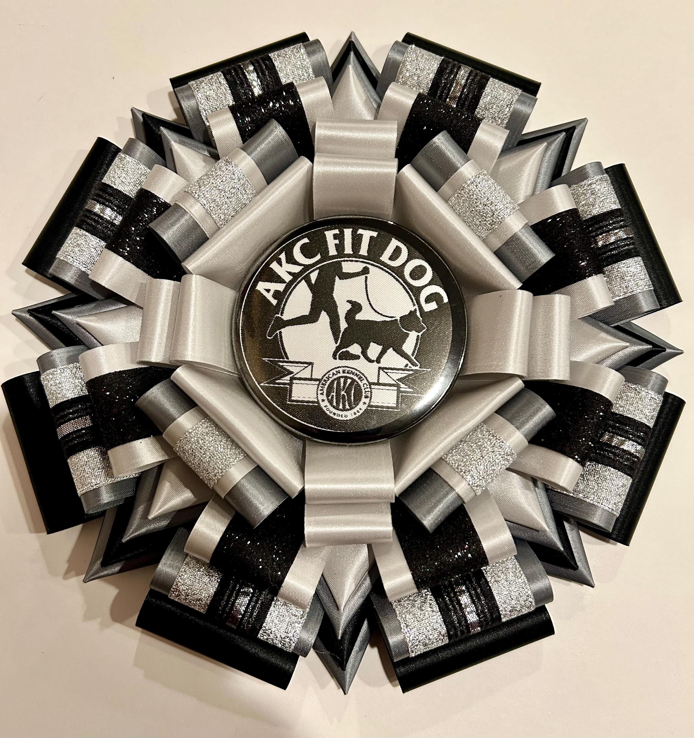 Personalized Pet Award Ribbon: Large Rosette With Long Streamer - Etsy