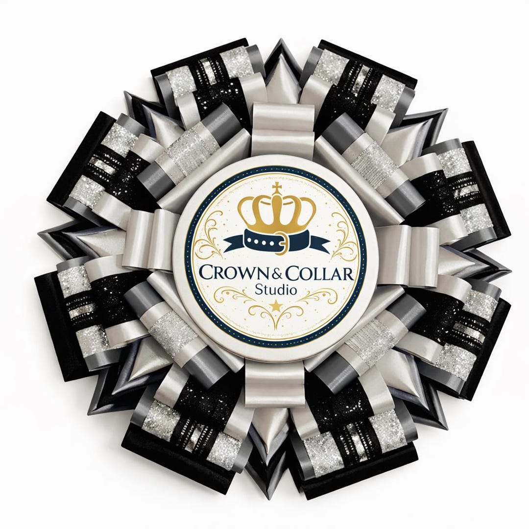 Personalized Pet Award Ribbon: Large Rosette With Long Streamer - Etsy