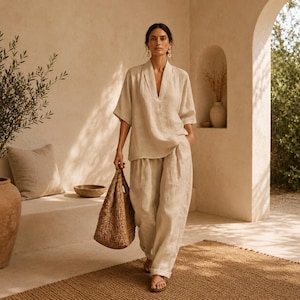 beige dress pants women Women's offer a comfortable Beige Dress Pants - Etsy