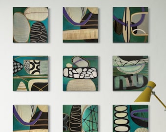 Escultura de pared de madera pintada a mano, abstracta, moderna y original, de gran tamaño, para vestíbulo y decoración de oficina