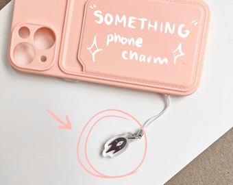 in STOCK ! OMORI "SOMETHING" Phone Charm