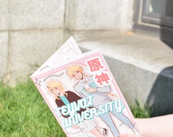 GENSHIN Impact Art Book/Zine TEYVU University/College au