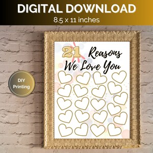 21 cumpleaños / 21 razones por las que te amamos