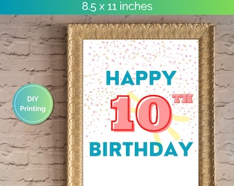 10e anniversaire | Joyeux 10e anniversaire