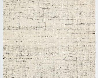 Handwoven Wool Jute Rug Neutral White Textured Modern Natural Carpet Habran