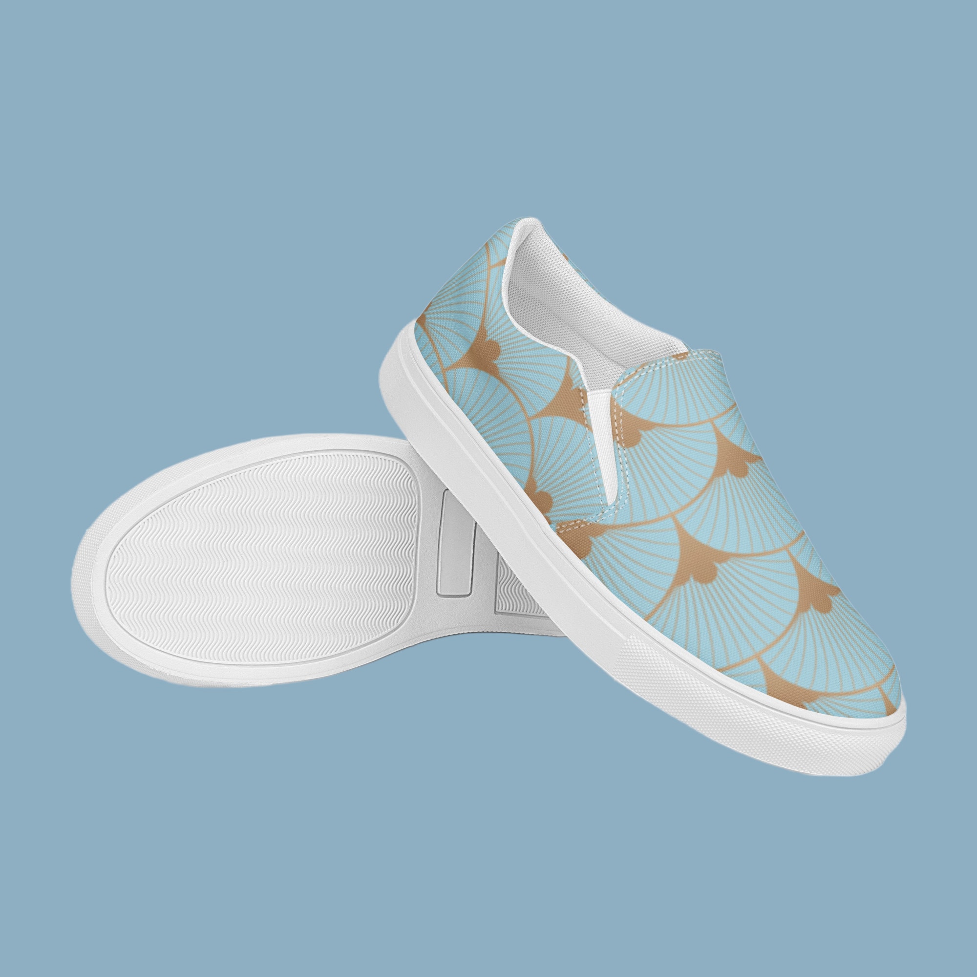 Zapatos azul claro Coastal Breeze, zapatillas para caminar, zapatillas personalizadas