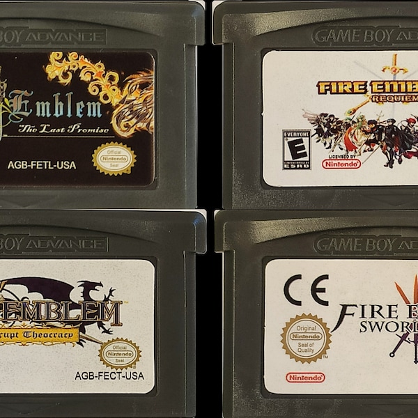 Fire emblem Fan mod games. Gameboy advance - High quality Repro